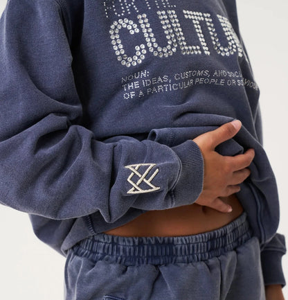 "FOR THE CULTURE" Handmade Weighted Hoodie