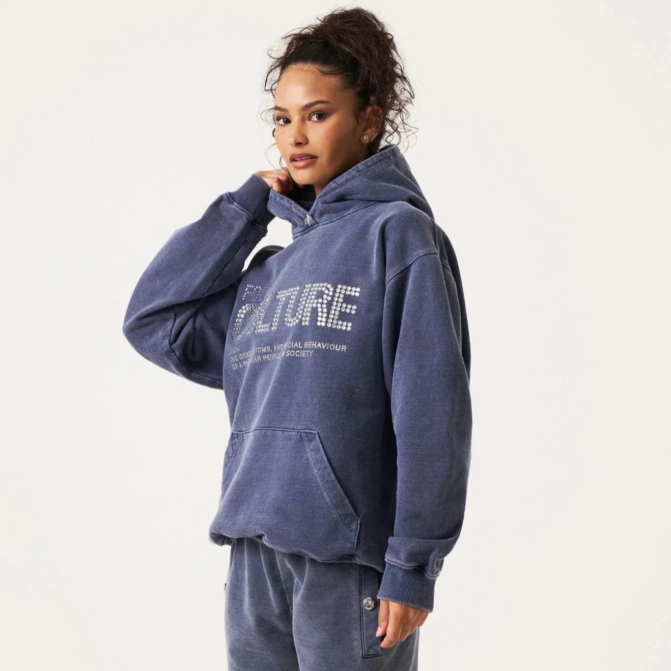 "FOR THE CULTURE" Handmade Weighted Hoodie