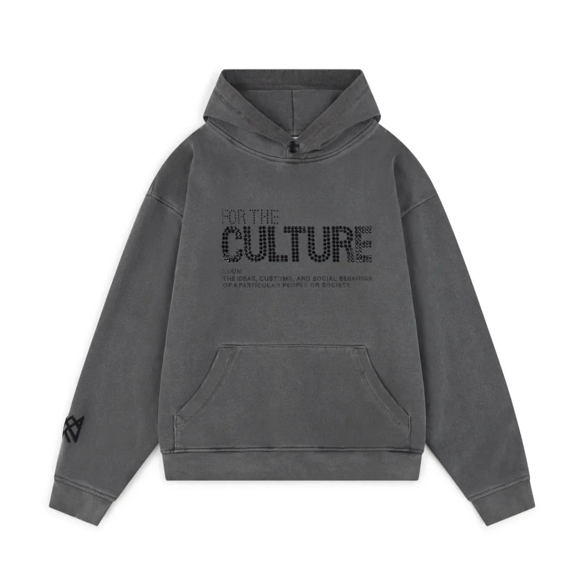 "FOR THE CULTURE" Handmade Weighted Hoodie
